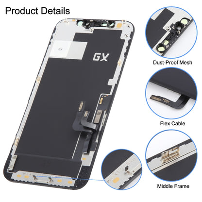Écran LCD matériel GX OLED et assemblage complet de numériseur pour iPhone 12/12 Pro