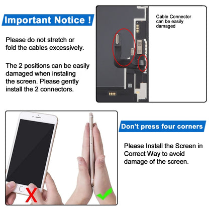 Écran LCD OLED souple JK pour iPhone 12 / 12 Pro