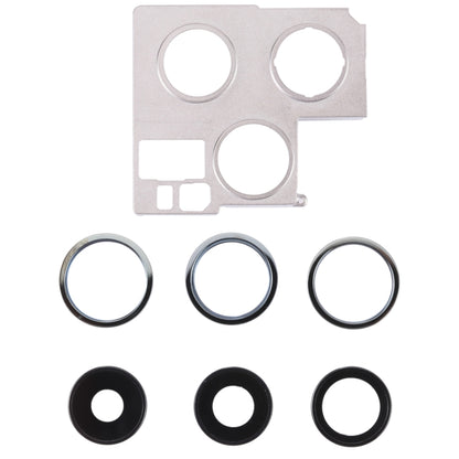 Couvercle d'objectif d'appareil photo avec support de retenue pour iPhone 13 Pro (graphite)