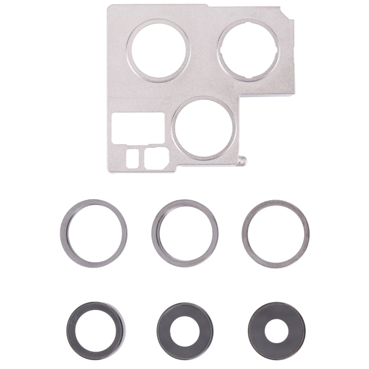 Couvercle d'objectif d'appareil photo avec support de retenue pour iPhone 13 Pro (graphite)
