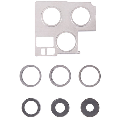 Couvercle d'objectif d'appareil photo avec support de retenue pour iPhone 13 Pro (graphite)