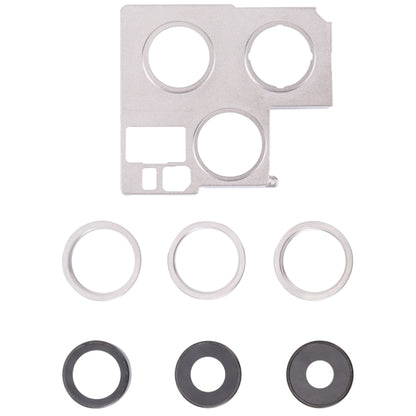Couvercle d'objectif d'appareil photo avec support de retenue pour iPhone 13 Pro (graphite)