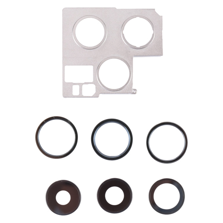 Couvercle d'objectif d'appareil photo avec support de retenue pour iPhone 13 Pro Max (graphite)