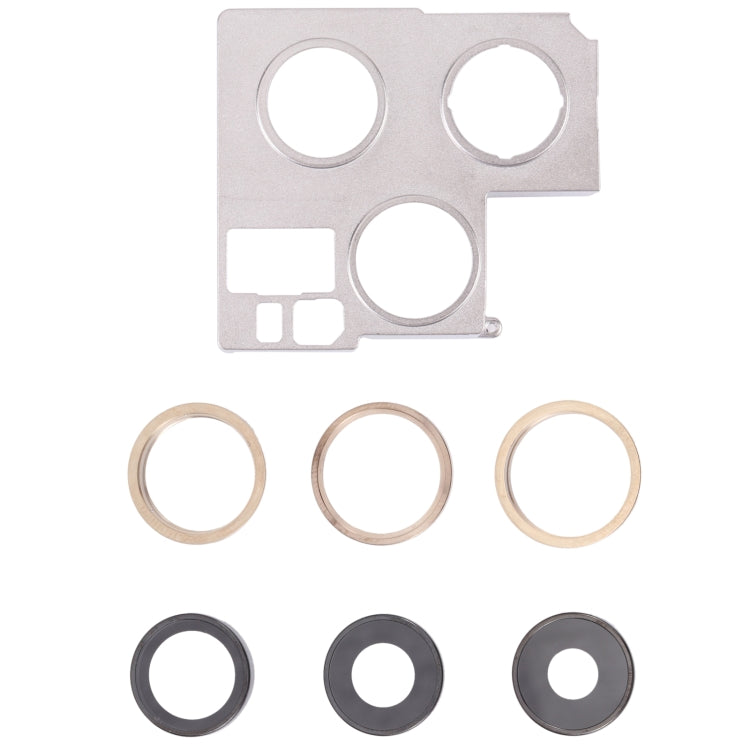Couvercle d'objectif d'appareil photo avec support de retenue pour iPhone 13 Pro Max (graphite)