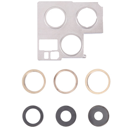 Couvercle d'objectif d'appareil photo avec support de retenue pour iPhone 13 Pro Max (graphite)