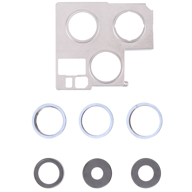 Couvercle d'objectif d'appareil photo avec support de retenue pour iPhone 13 Pro Max (graphite)