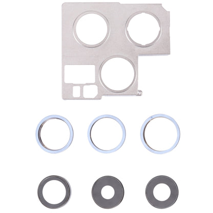 Couvercle d'objectif d'appareil photo avec support de retenue pour iPhone 13 Pro Max (graphite)