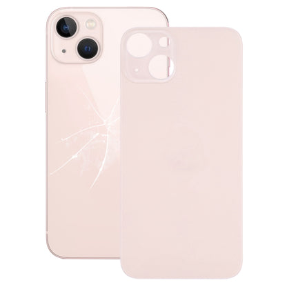 Couvercle de batterie arrière en verre avec grand trou de caméra de remplacement facile pour iPhone 13