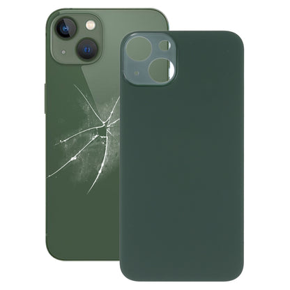 Couvercle de batterie arrière en verre avec grand trou de caméra de remplacement facile pour iPhone 13