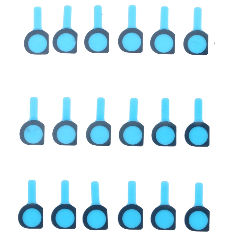 100 ensembles de coussinets en mousse éponge anti-poussière pour caméra frontale (grand anneau) pour iPhone 13 Pro / 13 Pro Max / 13 / 13 mini