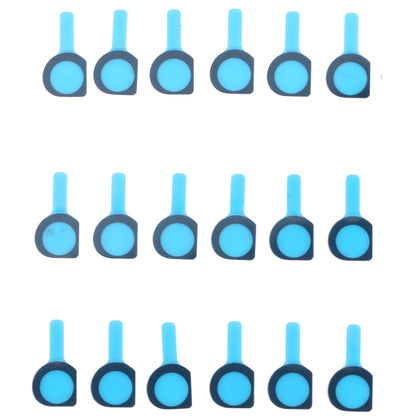 100 ensembles de coussinets en mousse éponge anti-poussière pour caméra frontale (grand anneau) pour iPhone 13 Pro / 13 Pro Max / 13 / 13 mini