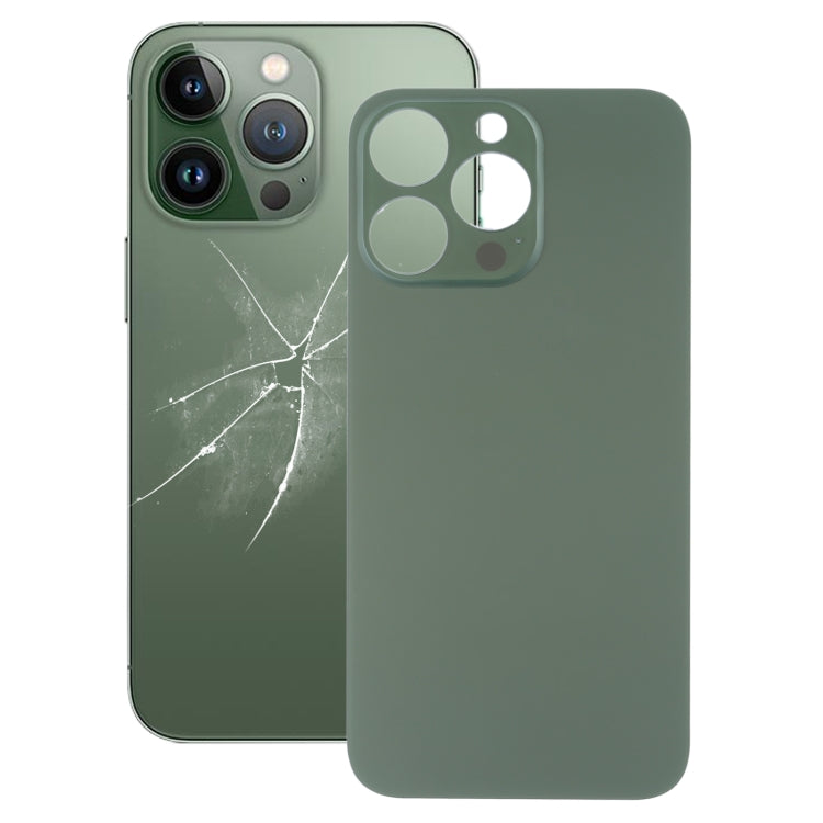 Couvercle de batterie arrière en verre avec grand trou de caméra, remplacement facile pour iPhone 13 Pro