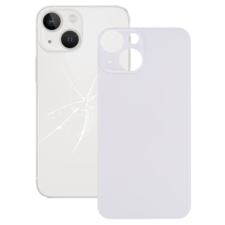 Couvercle de batterie arrière en verre avec grand trou de caméra, remplacement facile pour iPhone 13 mini