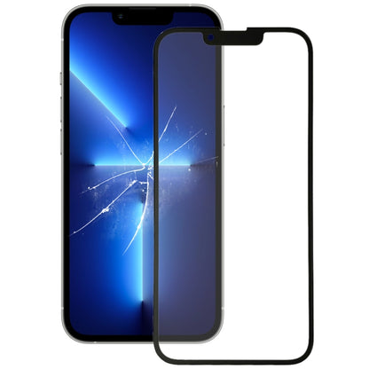 Lentille extérieure en verre de l'écran avant avec adhésif optiquement transparent OCA pour iPhone 13