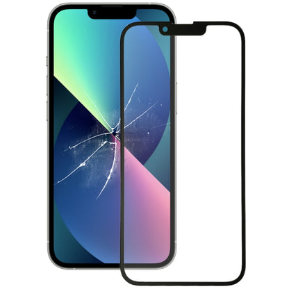 Lentille extérieure en verre de l'écran avant avec adhésif optiquement transparent OCA pour iPhone 13 mini