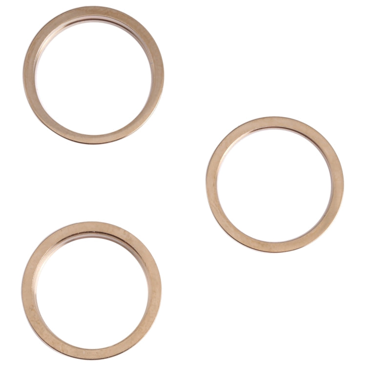 Lentille en verre de caméra arrière, 3 pièces, anneau de protection extérieur en métal pour iPhone 13 Pro Max