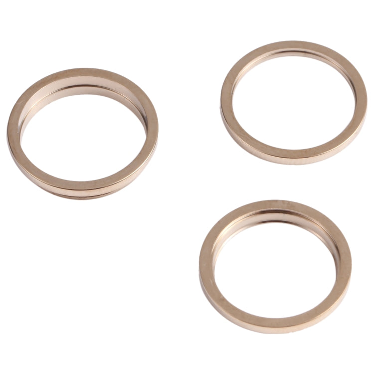 Lentille en verre de caméra arrière, 3 pièces, anneau de protection extérieur en métal pour iPhone 13 Pro Max