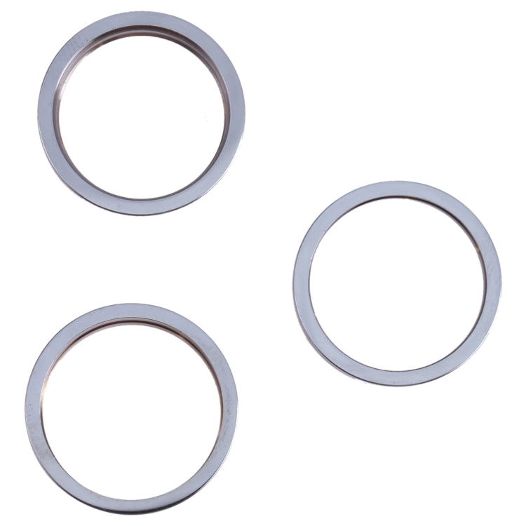 Lentille en verre de caméra arrière, 3 pièces, anneau de protection extérieur en métal pour iPhone 13 Pro Max