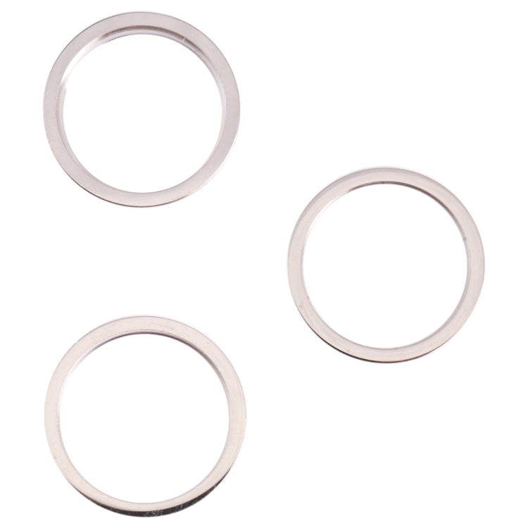 Lentille en verre de caméra arrière, 3 pièces, anneau de protection extérieur en métal pour iPhone 13 Pro Max