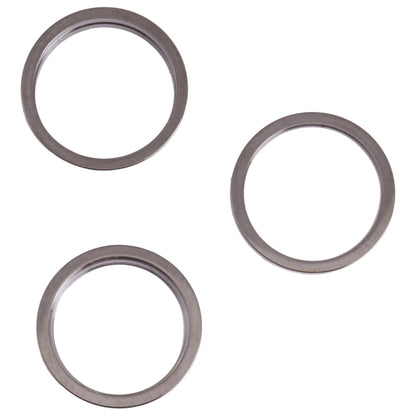 Lentille en verre de caméra arrière, 3 pièces, anneau de protection extérieur en métal pour iPhone 13 Pro