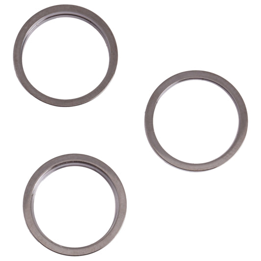 Lentille en verre de caméra arrière, 3 pièces, anneau de protection extérieur en métal pour iPhone 13 Pro