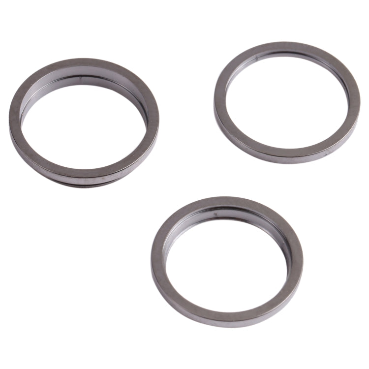 Lentille en verre de caméra arrière, 3 pièces, anneau de protection extérieur en métal pour iPhone 13 Pro
