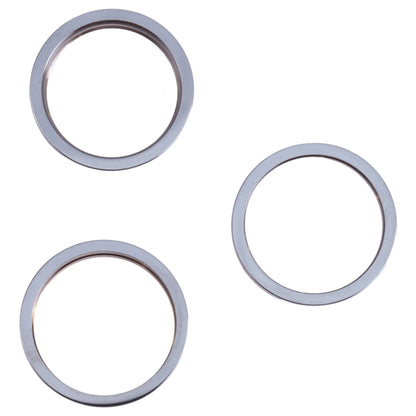 Lentille en verre de caméra arrière, 3 pièces, anneau de protection extérieur en métal pour iPhone 13 Pro