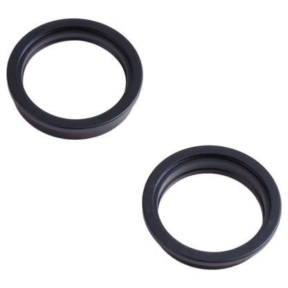 Lentille en verre de caméra arrière, 2 pièces, anneau de protection extérieur en métal pour iPhone 13 mini
