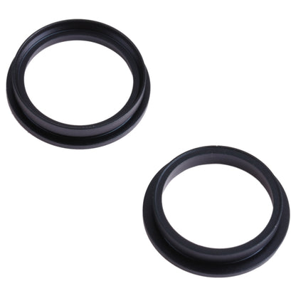 Lentille en verre de caméra arrière, 2 pièces, anneau de protection extérieur en métal pour iPhone 13 mini