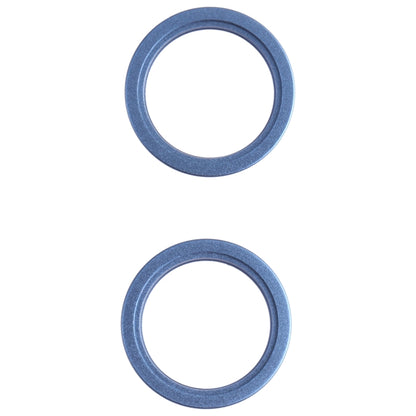 Lentille en verre de caméra arrière, 2 pièces, anneau de protection extérieur en métal pour iPhone 13 mini