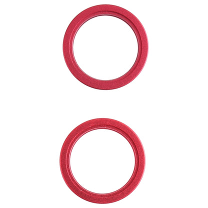 Lentille en verre de caméra arrière, 2 pièces, anneau de protection extérieur en métal pour iPhone 13 mini