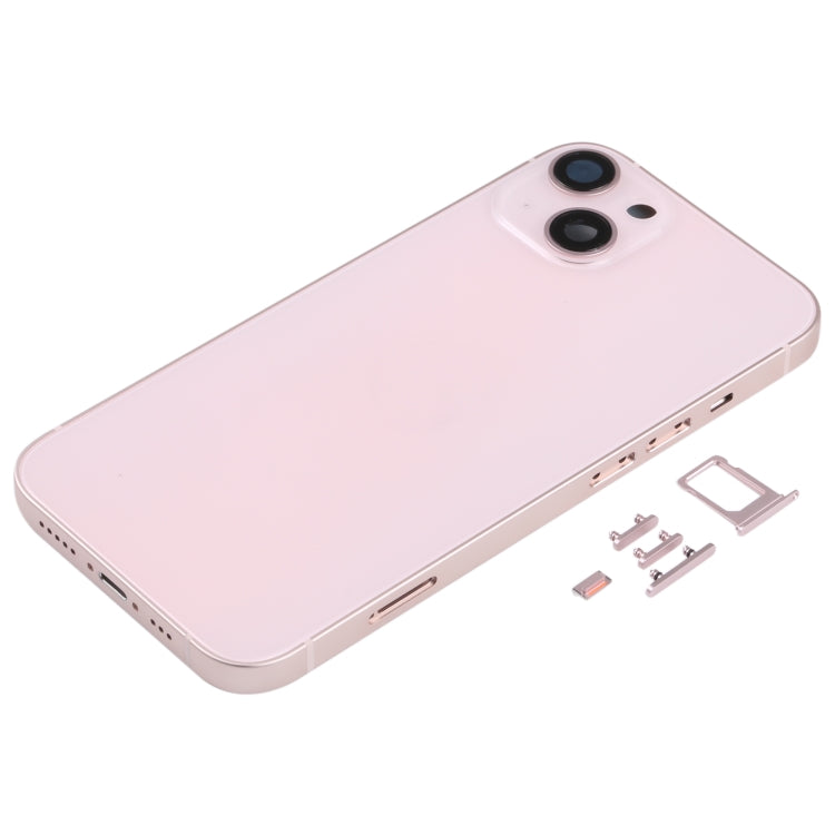 Couvercle du boîtier arrière avec plateau pour carte SIM, touches latérales et objectif d'appareil photo pour iPhone 13