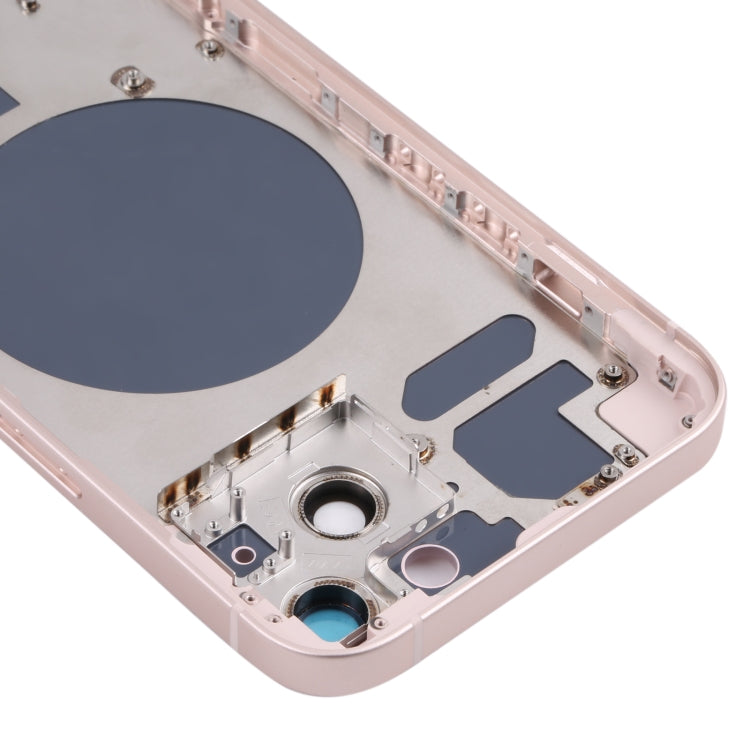 Couvercle du boîtier arrière avec plateau pour carte SIM, touches latérales et objectif d'appareil photo pour iPhone 13