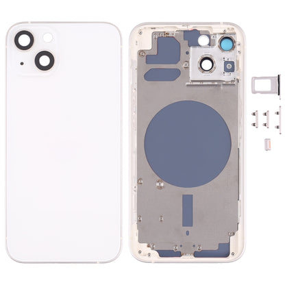 Couvercle du boîtier arrière avec plateau pour carte SIM, touches latérales et objectif d'appareil photo pour iPhone 13