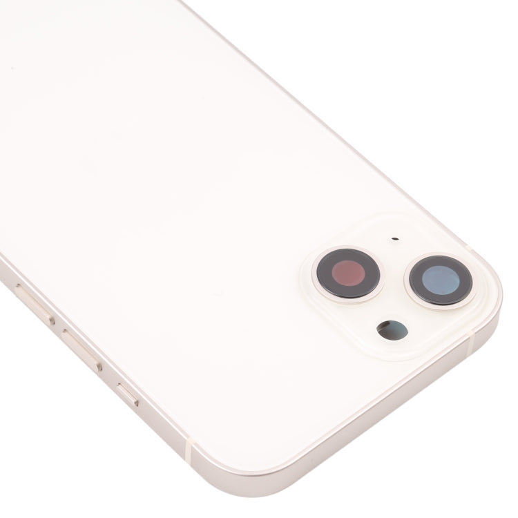 Coque arrière de batterie pour iPhone 13, avec touches latérales, plateau pour cartes, alimentation, câble flexible de Volume et Module de chargement sans fil