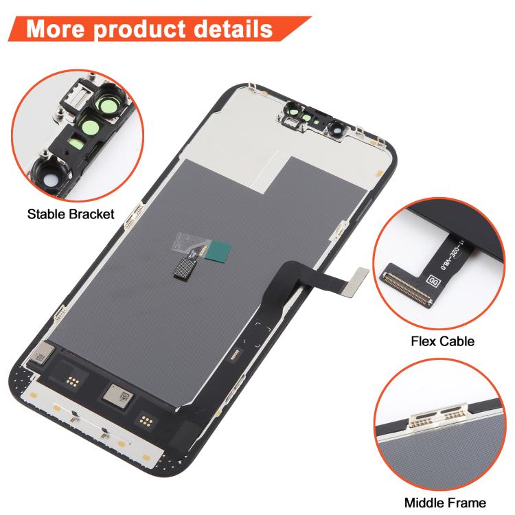 Pour iPhone 13 Pro Max DD Hard OLED Screen, retirez le circuit intégré. Besoin d'une réparation professionnelle