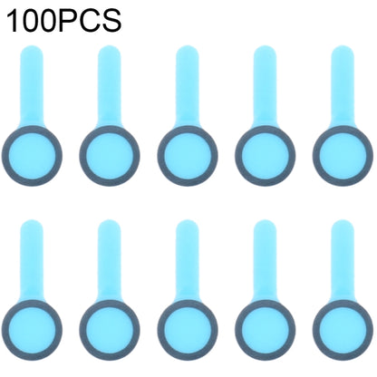 100 ensembles de coussinets en mousse éponge anti-poussière pour caméra avant (petit anneau) pour iPhone série 13