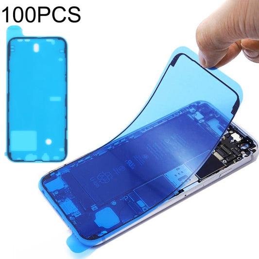 Autocollants adhésifs imperméables pour cadre LCD, 100 pièces, pour iPhone 13