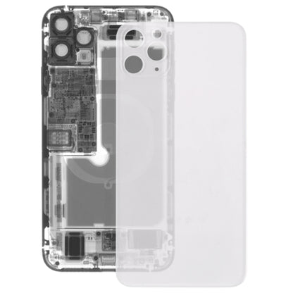Cache arrière de batterie en verre transparent pour iPhone 11 Pro