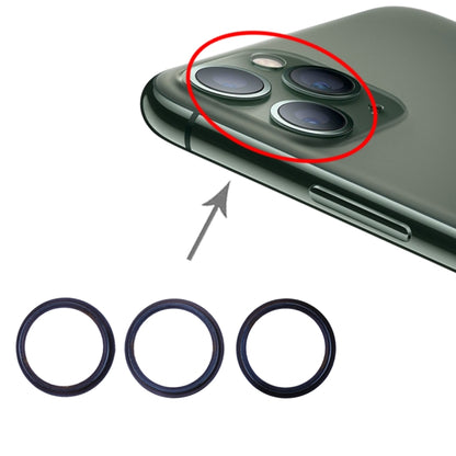 Anneau de protection en métal pour lentille de caméra arrière, 3 pièces, pour iPhone 11 Pro et 11 Pro Max