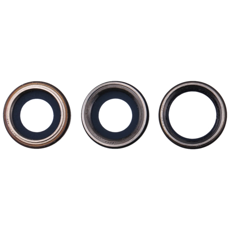 Lunette de caméra arrière 3 PCS avec cache d'objectif pour iPhone 11 Pro / 11 Pro Max