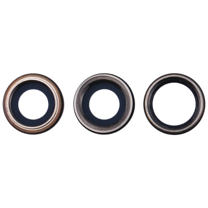 Lunette de caméra arrière 3 PCS avec cache d'objectif pour iPhone 11 Pro / 11 Pro Max