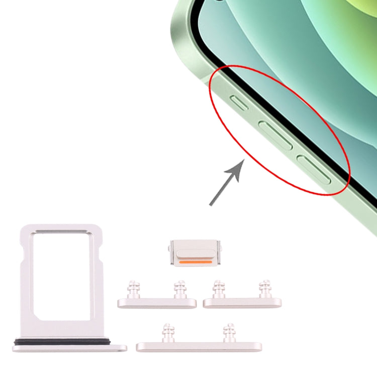 Tiroir Carte SIM + Touches Latérales pour iPhone 12 Mini