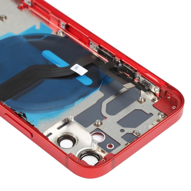 Couvercle arrière de la batterie (avec touches latérales, plateau pour cartes, alimentation, câble flexible de volume et module de chargement sans fil) pour iPhone 12 Mini