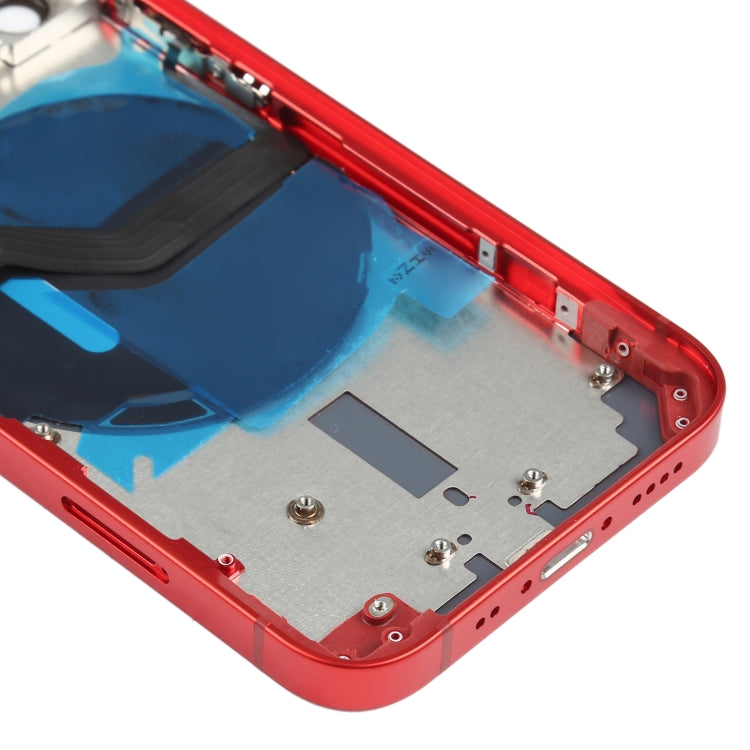 Couvercle arrière de la batterie (avec touches latérales, plateau pour cartes, alimentation, câble flexible de volume et module de chargement sans fil) pour iPhone 12 Mini