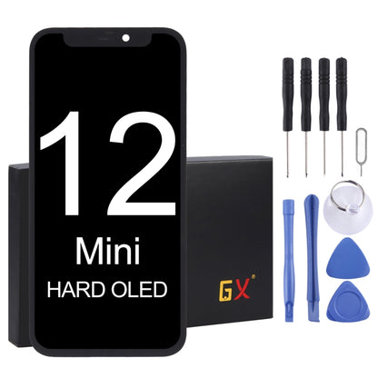Écran LCD matériel GX OLED et assemblage complet de numériseur pour iPhone 12 mini