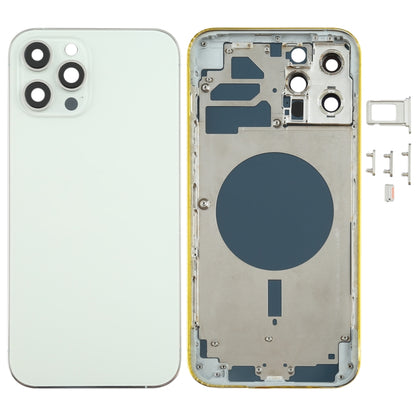 Couvercle du boîtier arrière avec plateau pour carte SIM, touches latérales et objectif d'appareil photo pour iPhone 12 Pro Max
