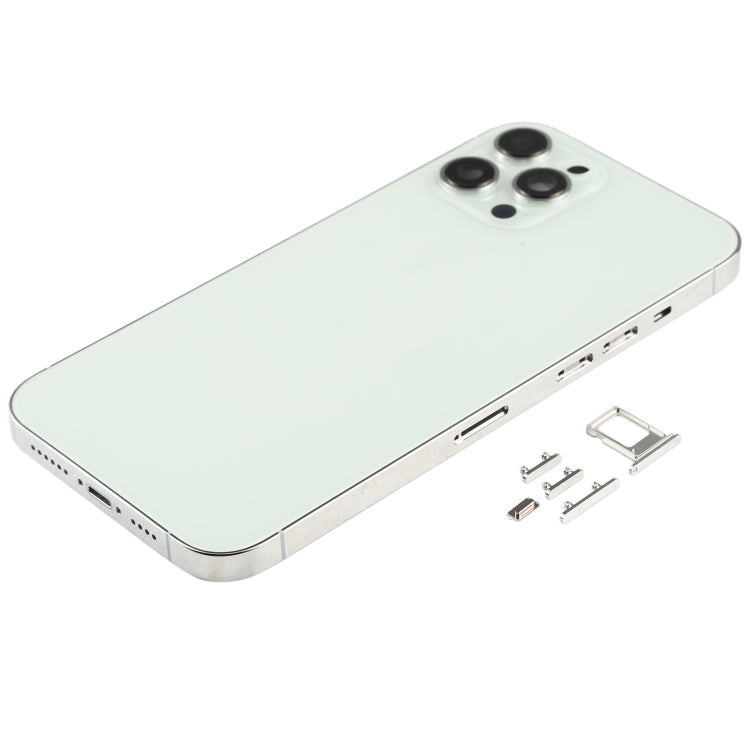 Couvercle du boîtier arrière avec plateau pour carte SIM, touches latérales et objectif d'appareil photo pour iPhone 12 Pro Max