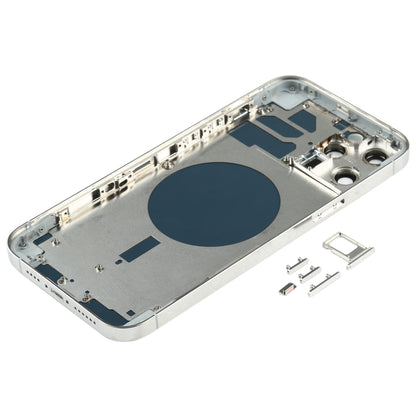 Couvercle du boîtier arrière avec plateau pour carte SIM, touches latérales et objectif d'appareil photo pour iPhone 12 Pro Max