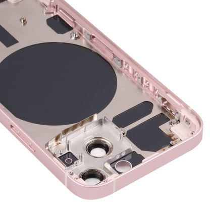 Couvercle du boîtier arrière avec plateau pour carte SIM, touches latérales et objectif d'appareil photo pour iPhone 13 Mini